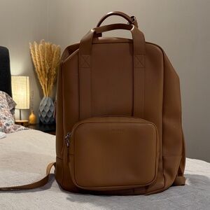 Monos Metro Brown Leather Backpack